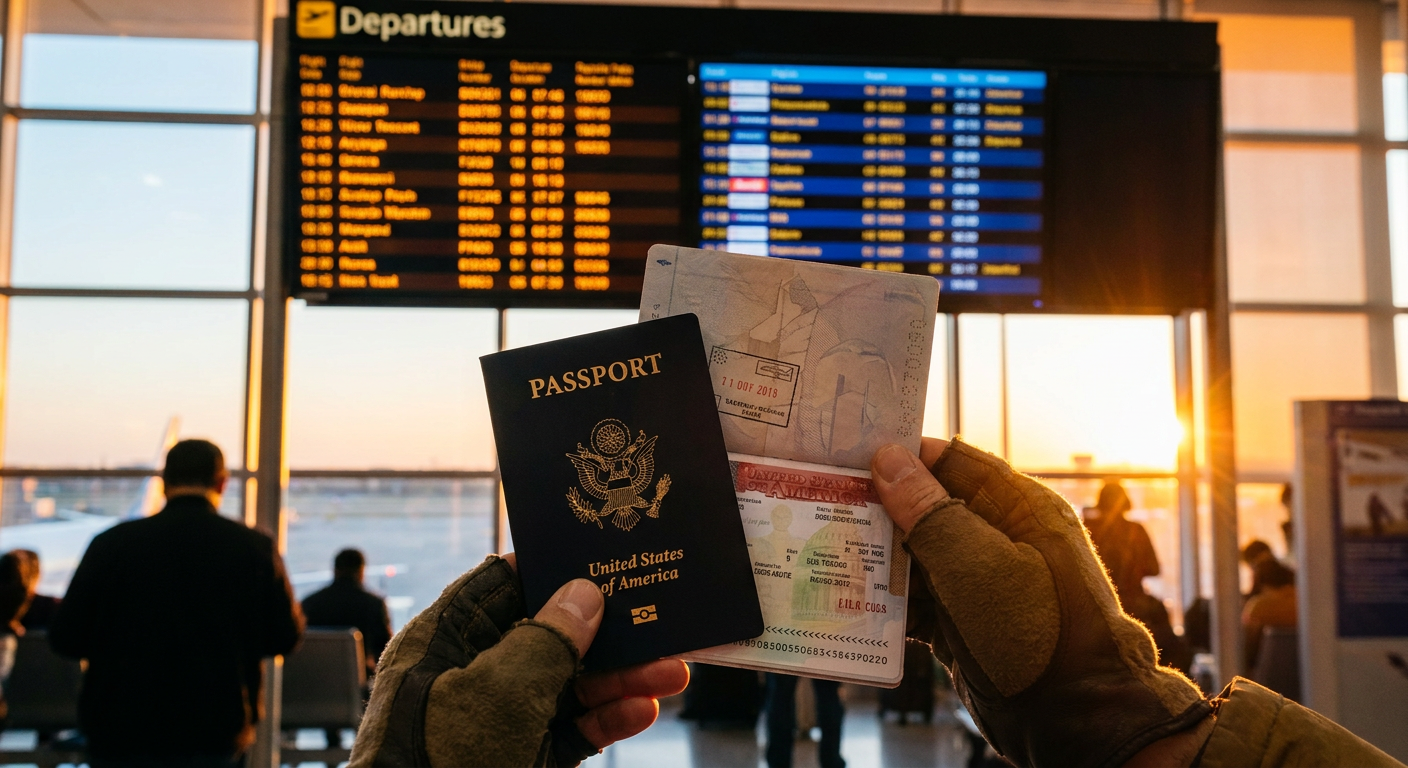 Sempre verifique a validade do seu passaporte e visto antes de reservar voos.