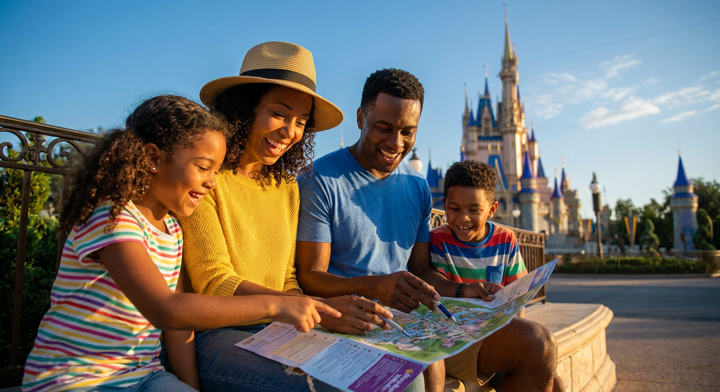 Planejamento em família: a chave para uma viagem mágica e sem estresse.