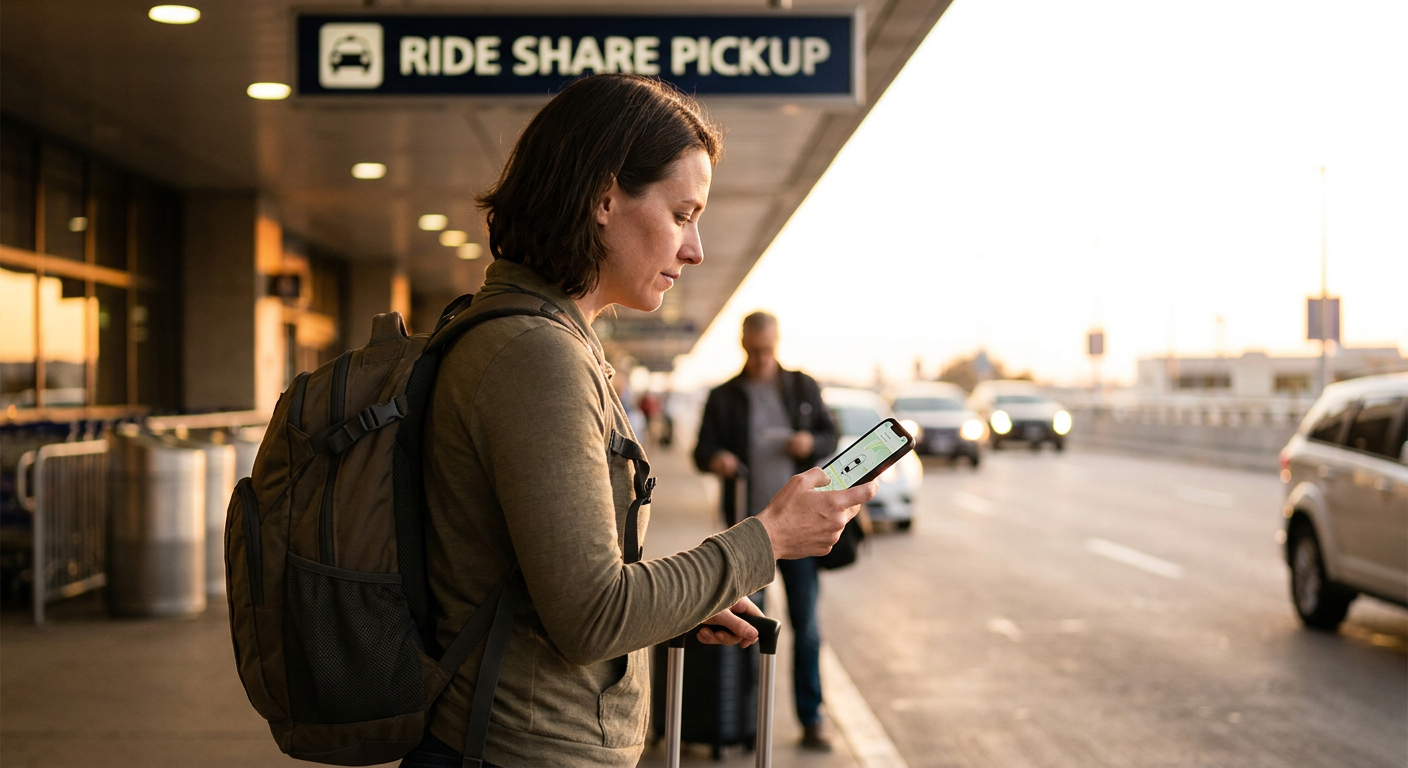 Utilizar Uber ou Lyft é uma opção prática e popular para muitos viajantes.