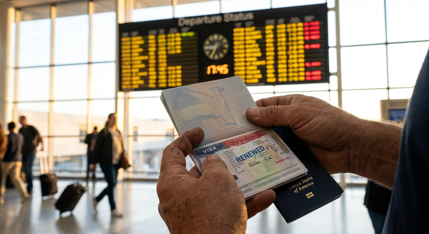Receber o visto renovado significa que sua viagem aos EUA está mais próxima.