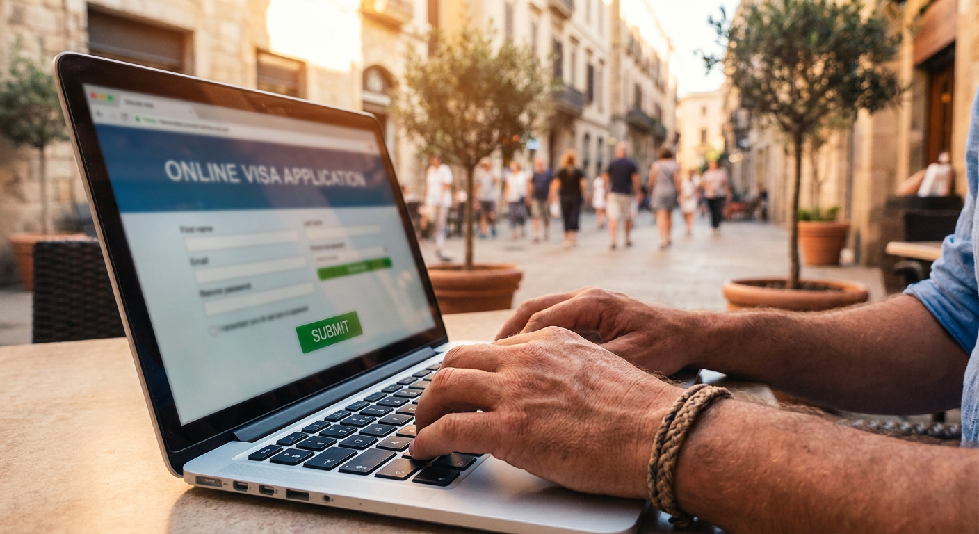 Muitas etapas do processo de visto canadense são realizadas online hoje em dia, otimizando o envio e acompanhamento.