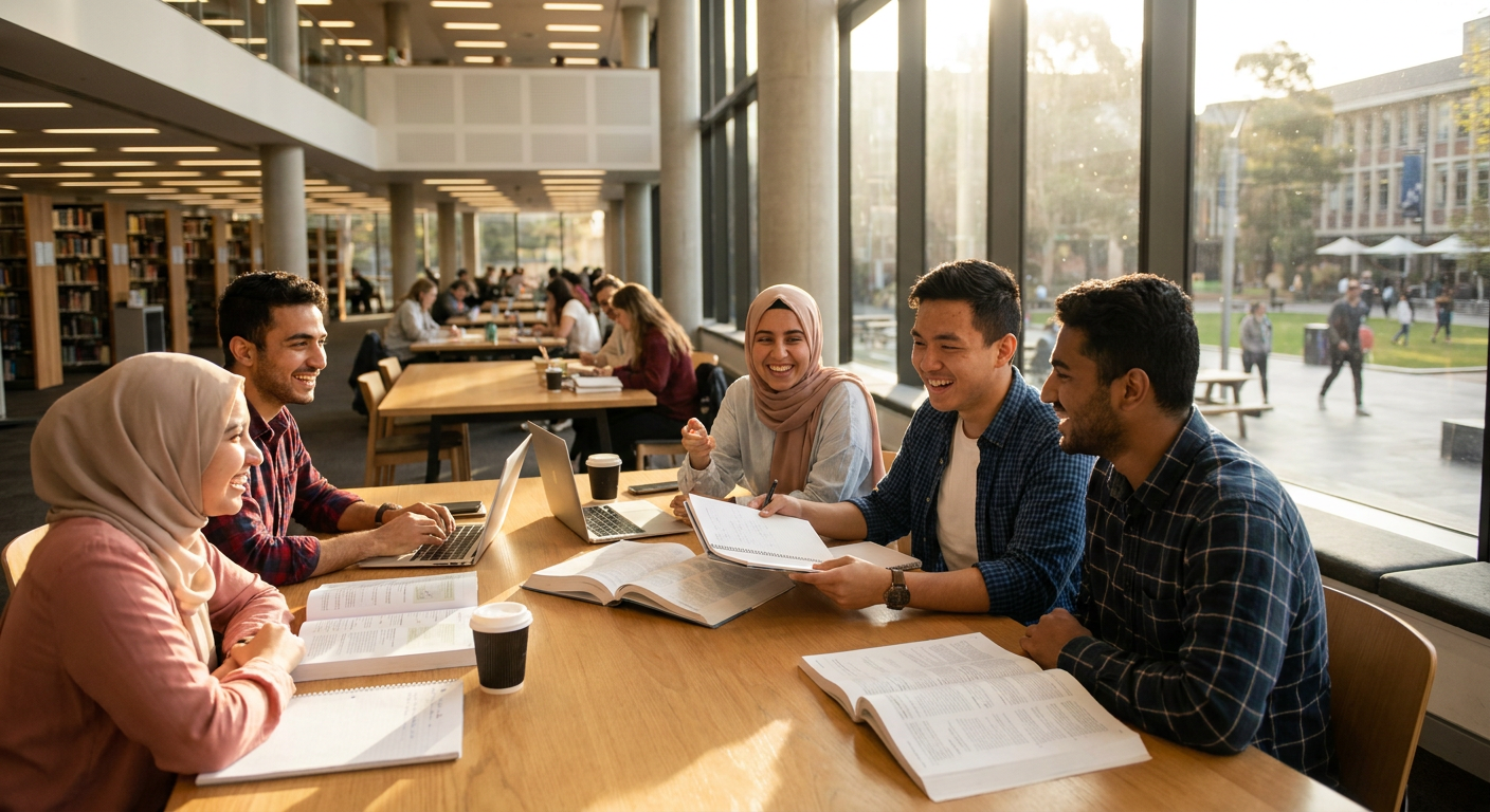 A Austrália é um destino popular para estudantes internacionais.