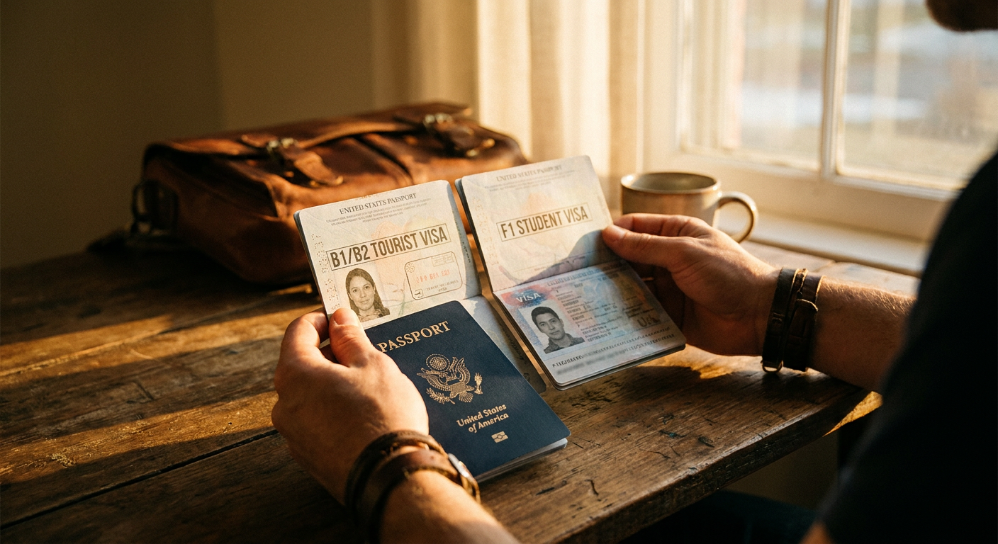 A escolha entre o visto de turismo ou estudante deve ser baseada em seus objetivos de viagem e estadia nos EUA.