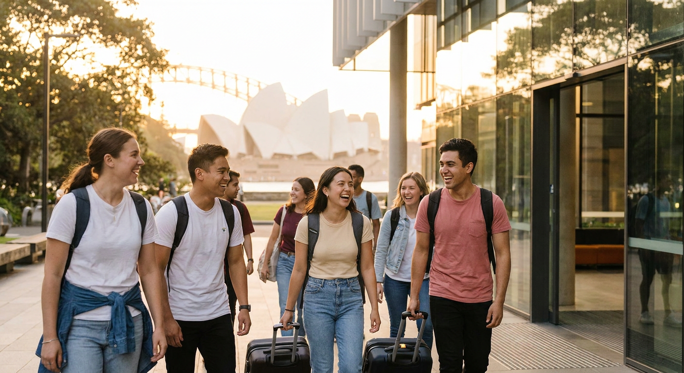 Muitos brasileiros buscam a Austrália para estudos e desenvolvimento profissional.