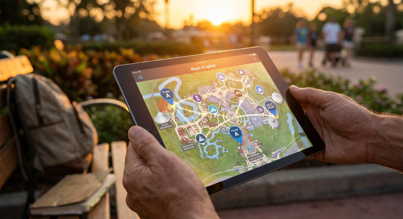 Um roteiro bem planejado, com a ajuda de tours virtuais, otimiza sua visita ao Magic Kingdom.