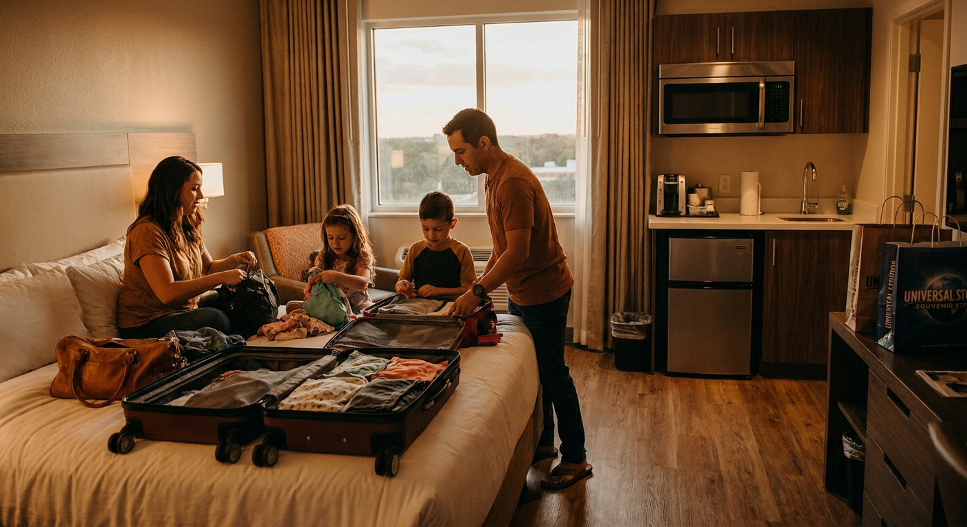Hotéis com cozinha completa são ótimos aliados da economia em Orlando.