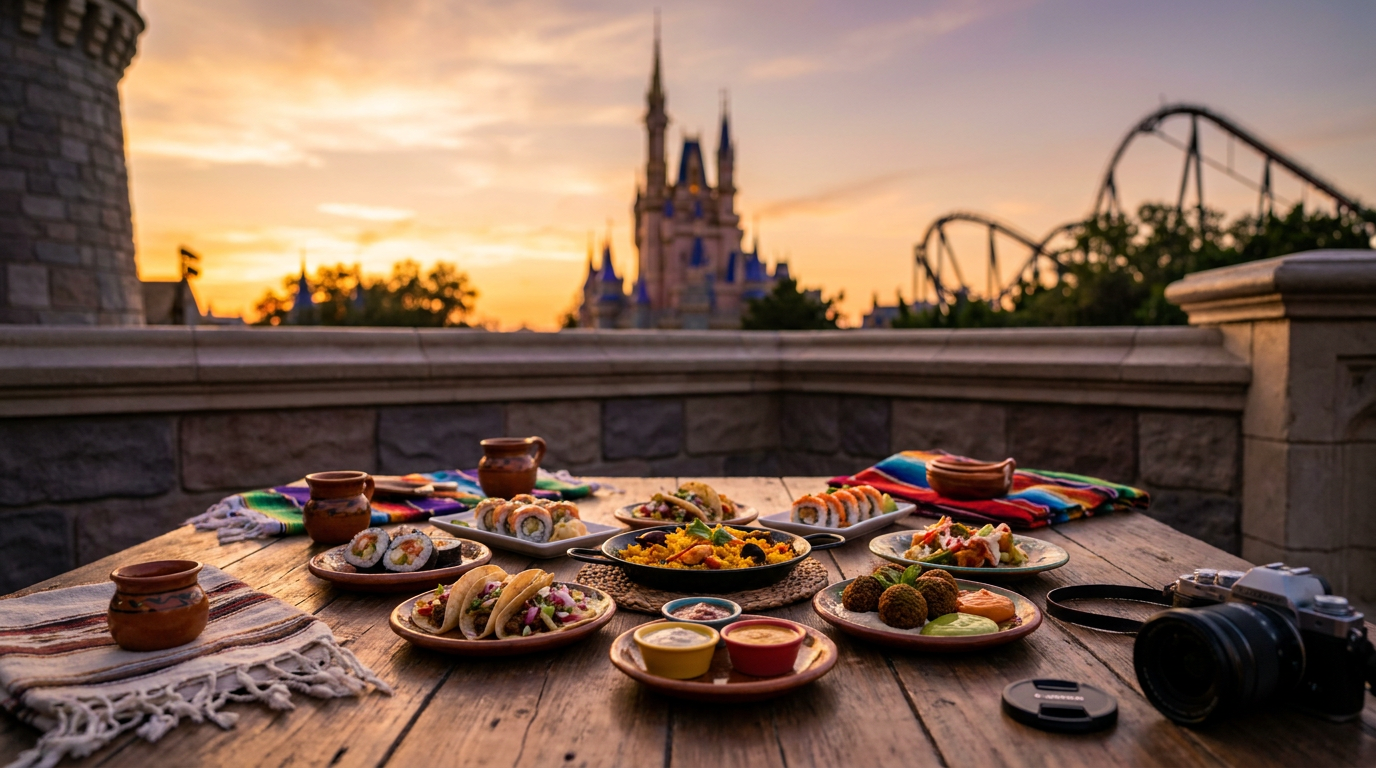 Sabores de Orlando: Melhores Restaurantes Perto dos Parques Temáticos
