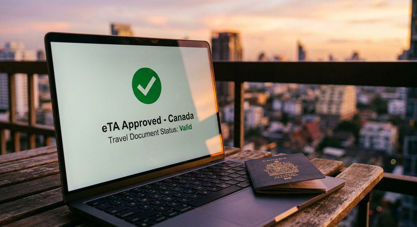 Verifique sua elegibilidade para o eTA, uma alternativa mais rápida para muitos viajantes brasileiros.