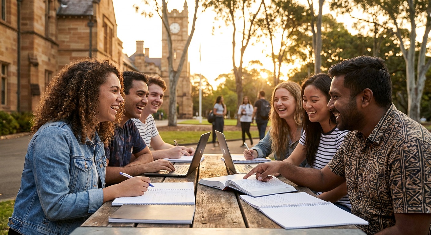 A Austrália é um polo educacional renomado, atraindo estudantes de todas as partes do mundo.