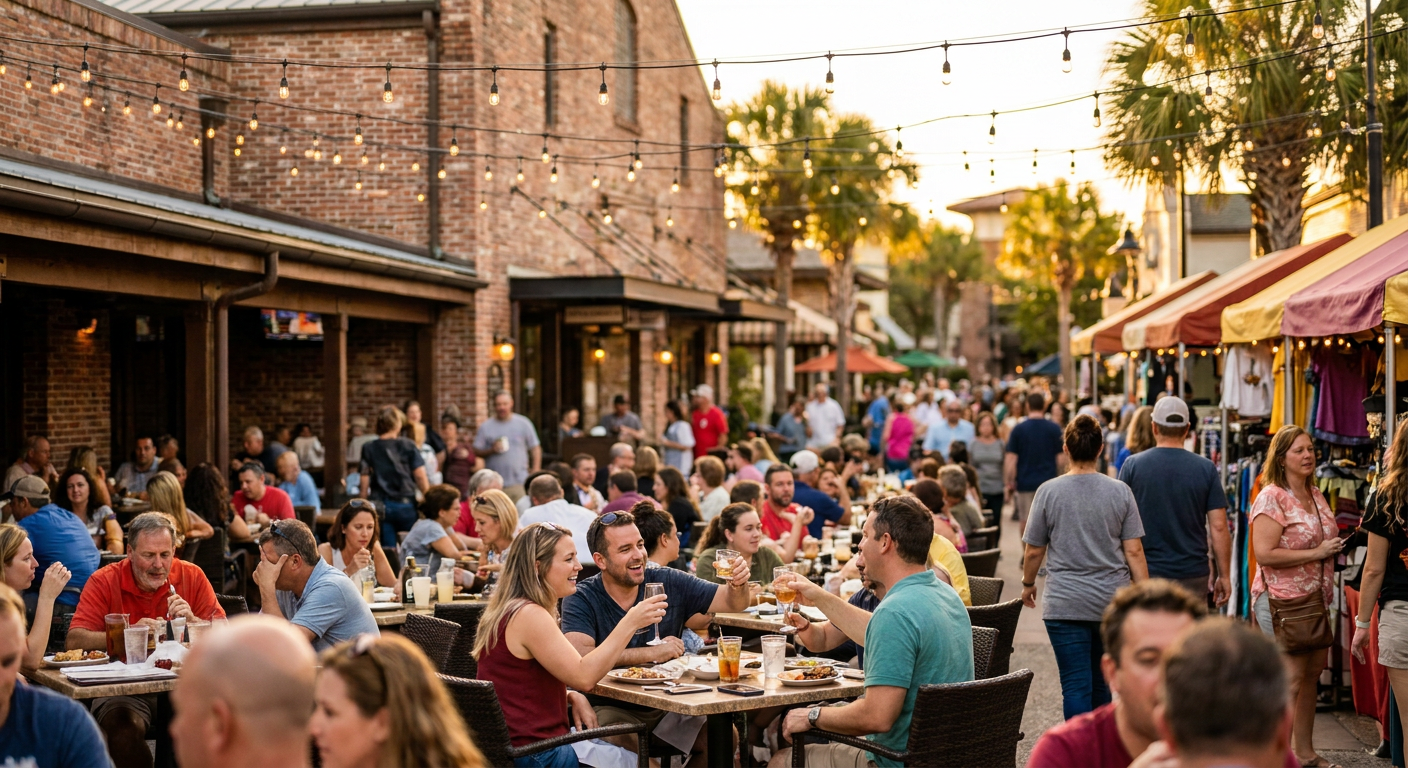 O Disney Springs oferece uma variedade incrível de restaurantes para todos os gostos.