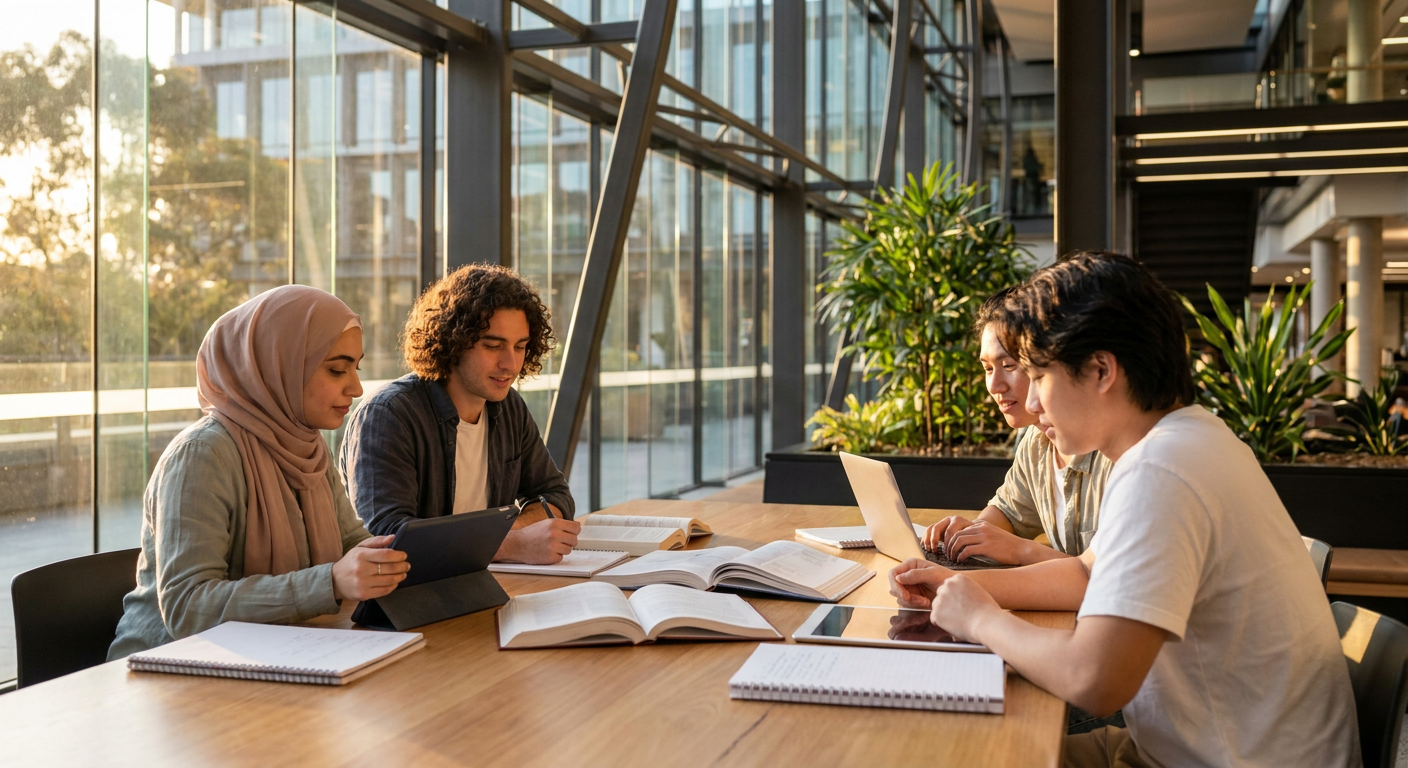 Uma assessoria pode ser fundamental para estudantes internacionais.