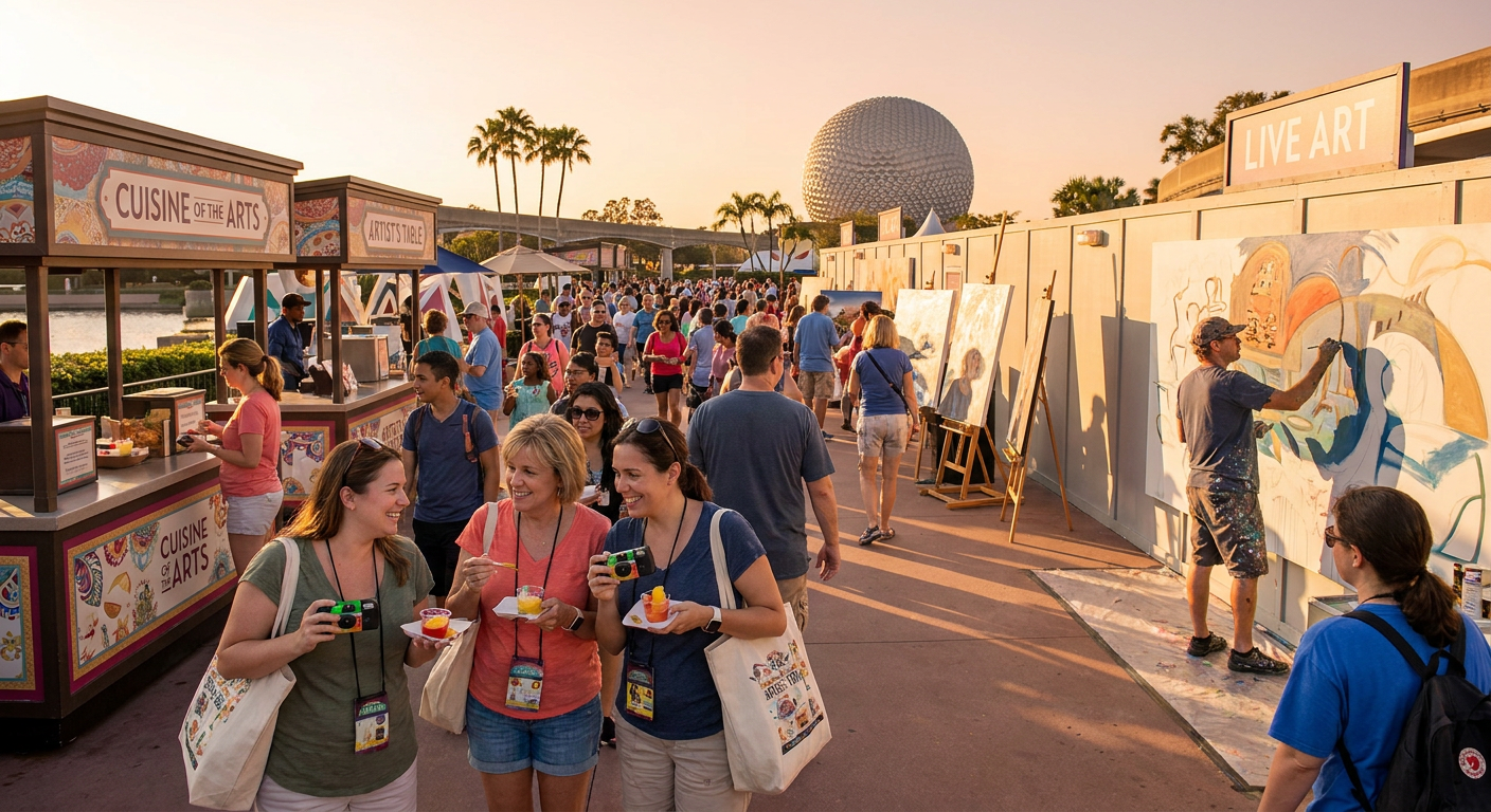 O Epcot International Festival of the Arts é um dos destaques de fevereiro.