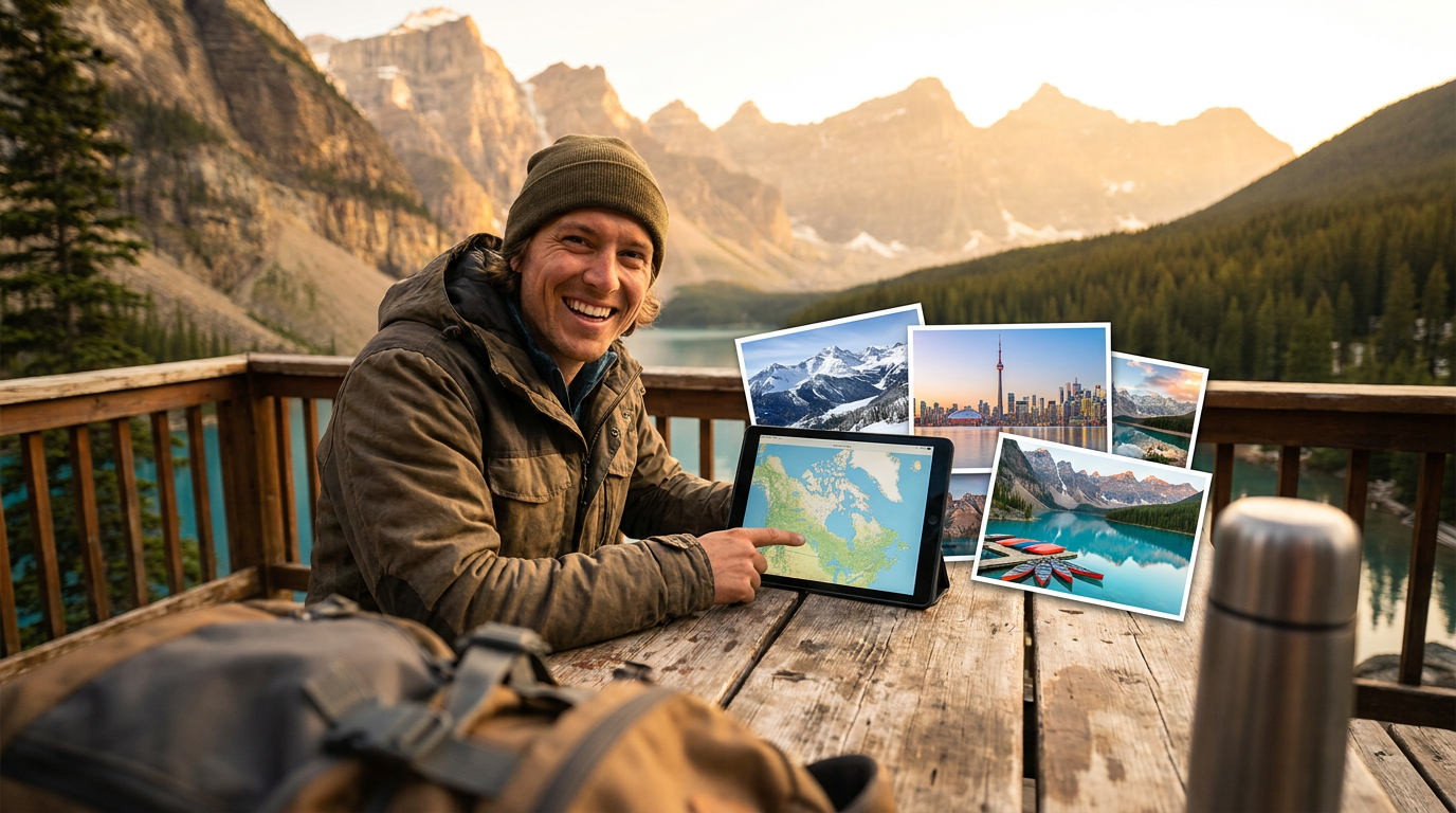 Simulador de Perfil: Planeje Sua Aventura Perfeita no Canadá
