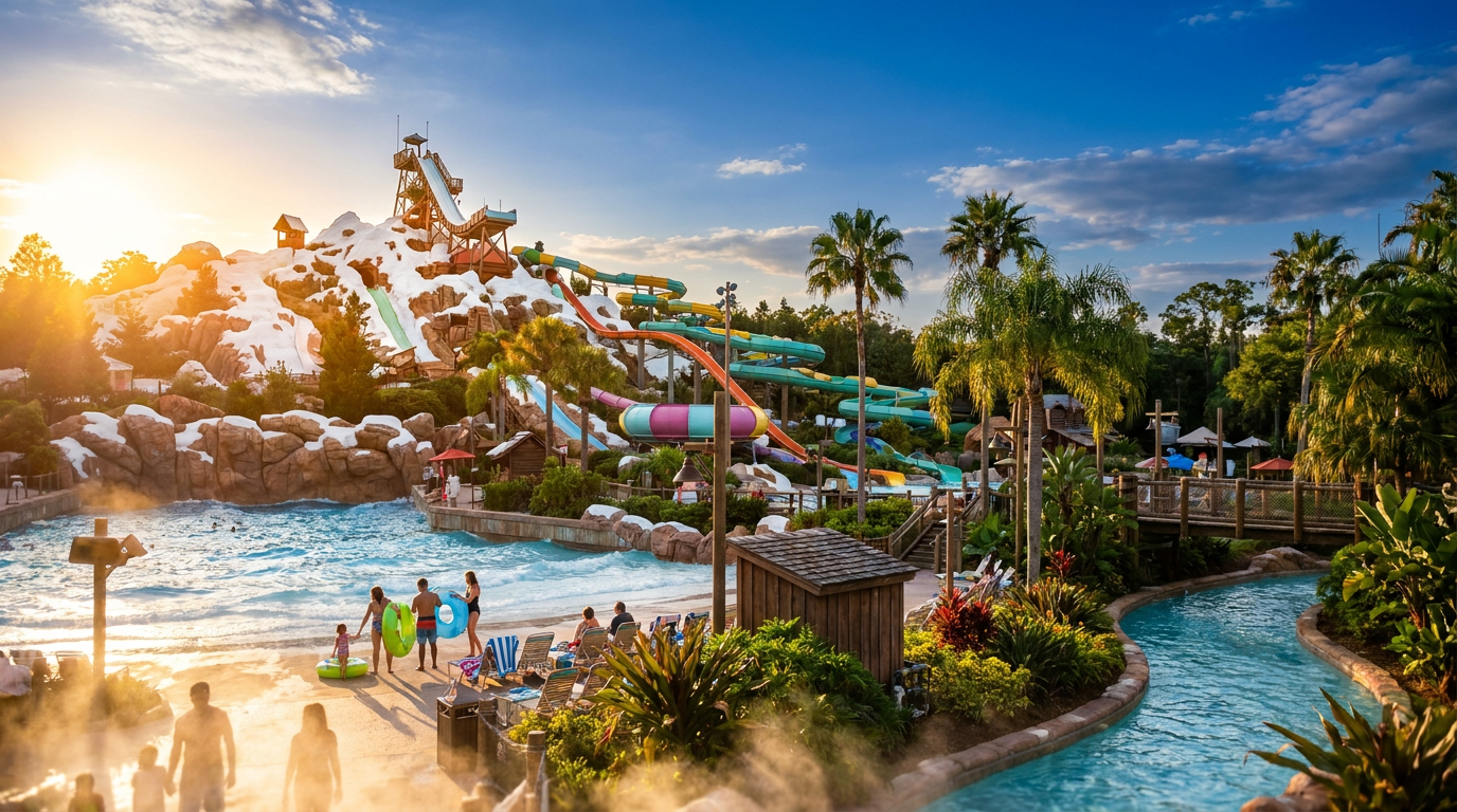 Blizzard Beach: A Montanha de Neve Tropical da Disney em Orlando!