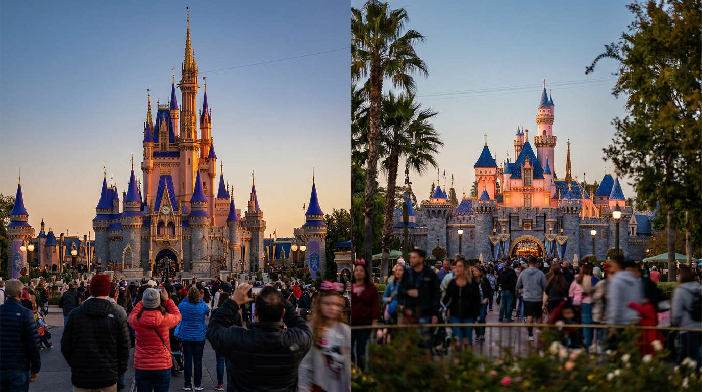 Disney World vs Disneyland: Qual Escolher para Sua Viagem?