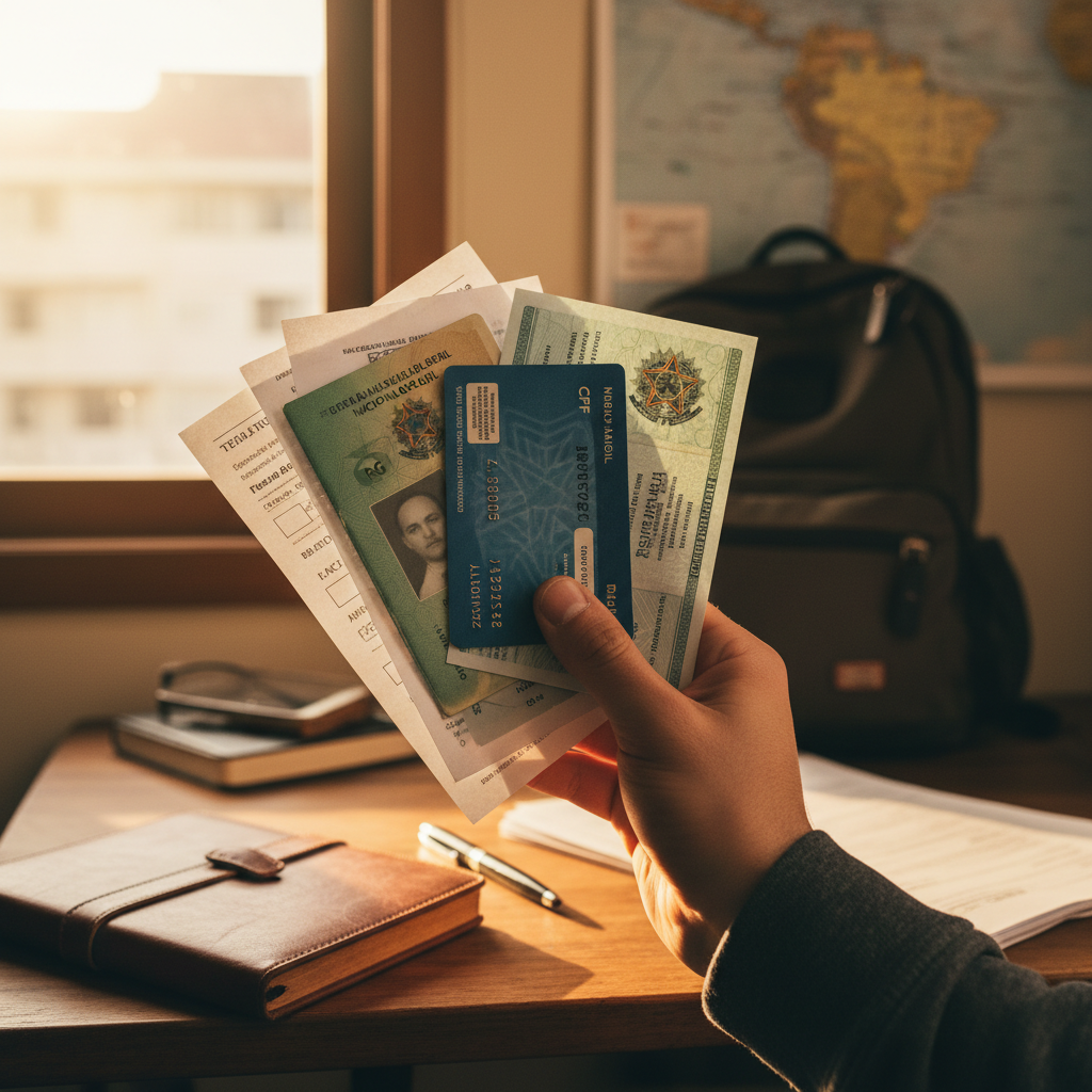 Organizar os documentos com antecedência é crucial para um processo de solicitação de passaporte sem problemas.