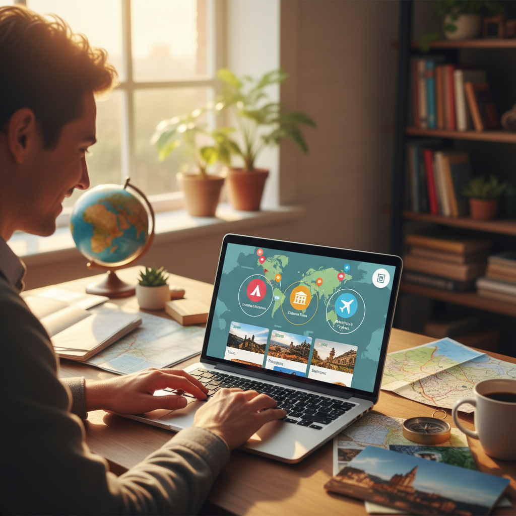 Personalize sua próxima viagem com a ajuda de um simulador inteligente.