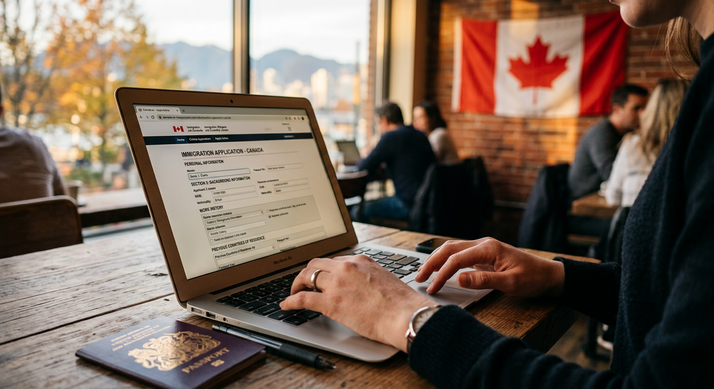 Preencher o formulário de visto canadense exige atenção aos detalhes e documentação completa.
