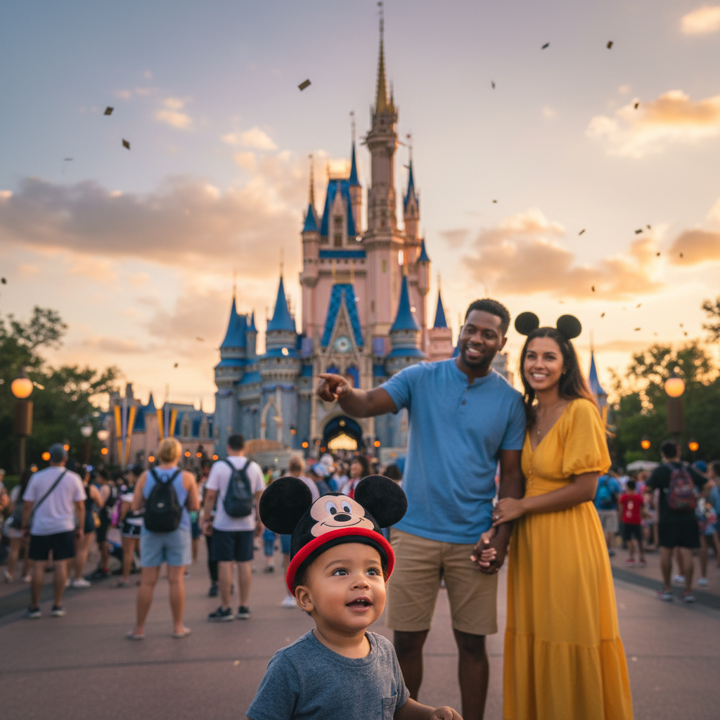 A magia do Castelo da Cinderela encanta crianças de todas as idades no Magic Kingdom.