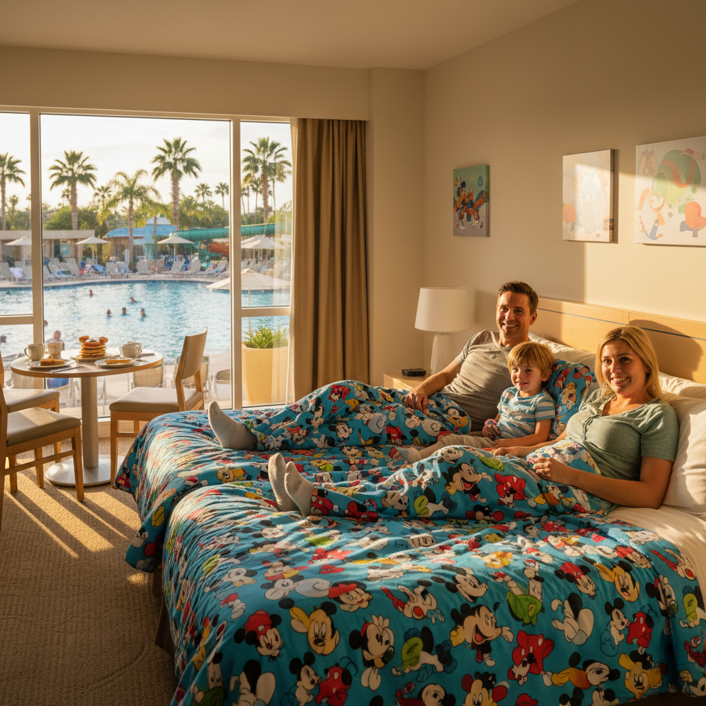 Resorts Disney oferecem conforto e facilidades exclusivas para os visitantes.