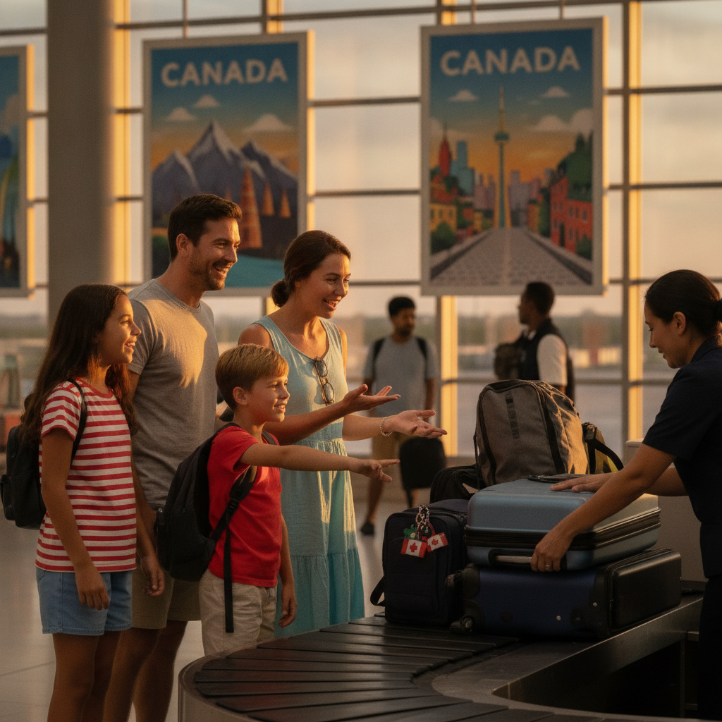 Certifique-se de ter todos os documentos de viagem em mãos antes de embarcar para o Canadá.