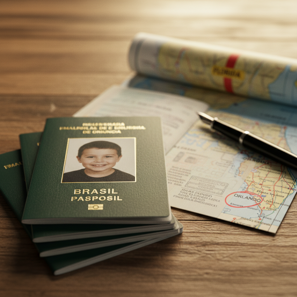 Certifique-se de que todos os passaportes estejam válidos e com boa antecedência.