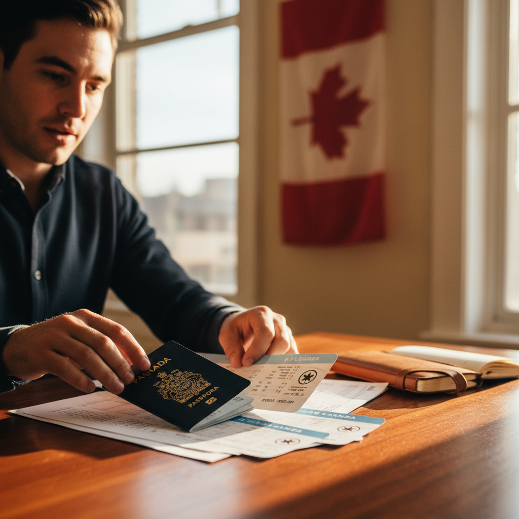 A organização minuciosa da documentação é um passo fundamental para o sucesso do seu pedido de visto canadense.
