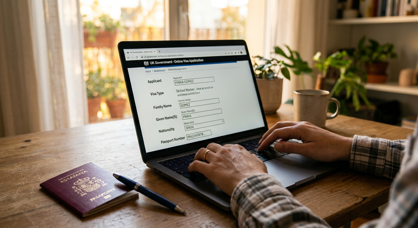 Preencher o formulário DS-160 online é o primeiro passo crucial.