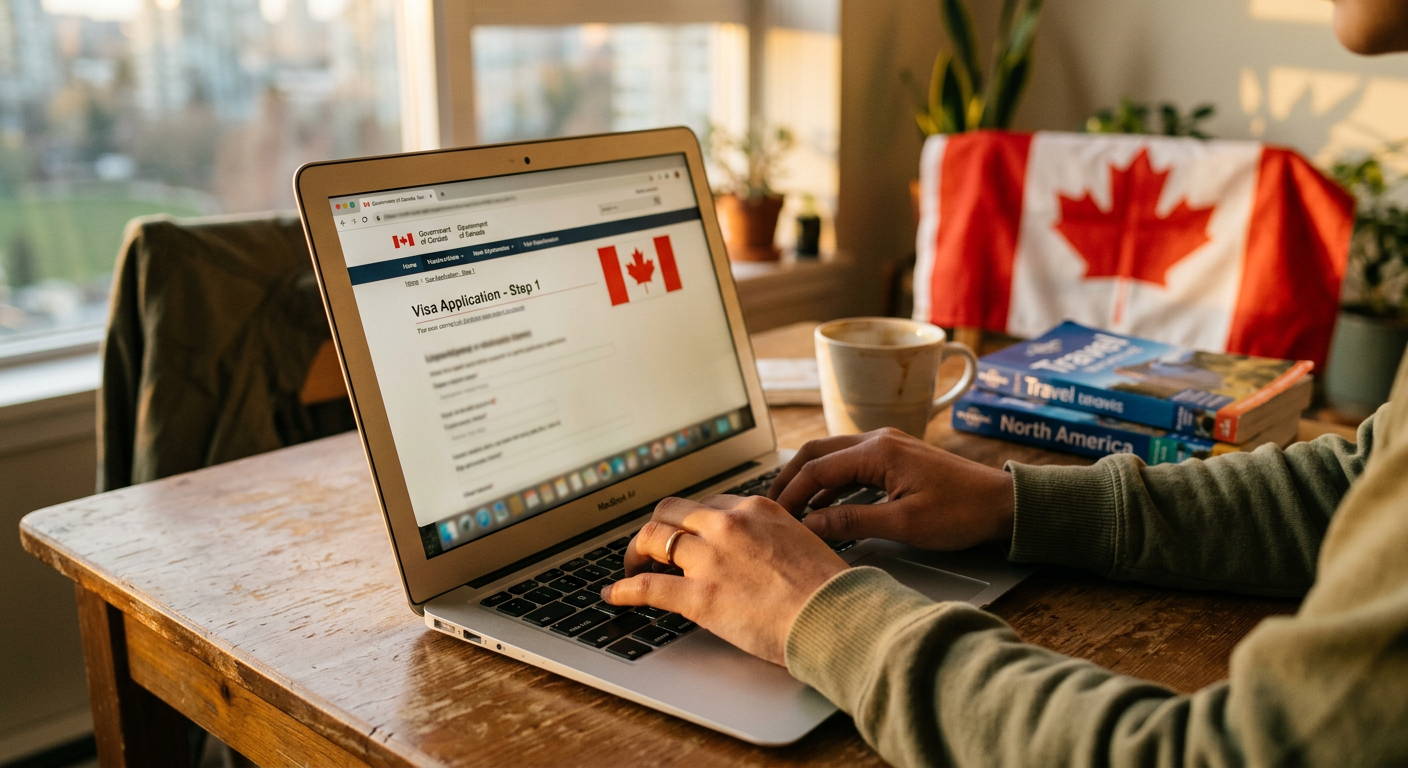 O preenchimento cuidadoso da solicitação online é crucial para agilizar o processo do visto canadense.