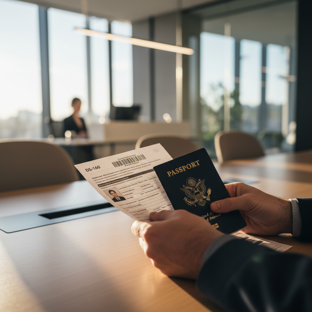 Prepare seus documentos para o agendamento no CASV e a entrevista consular.