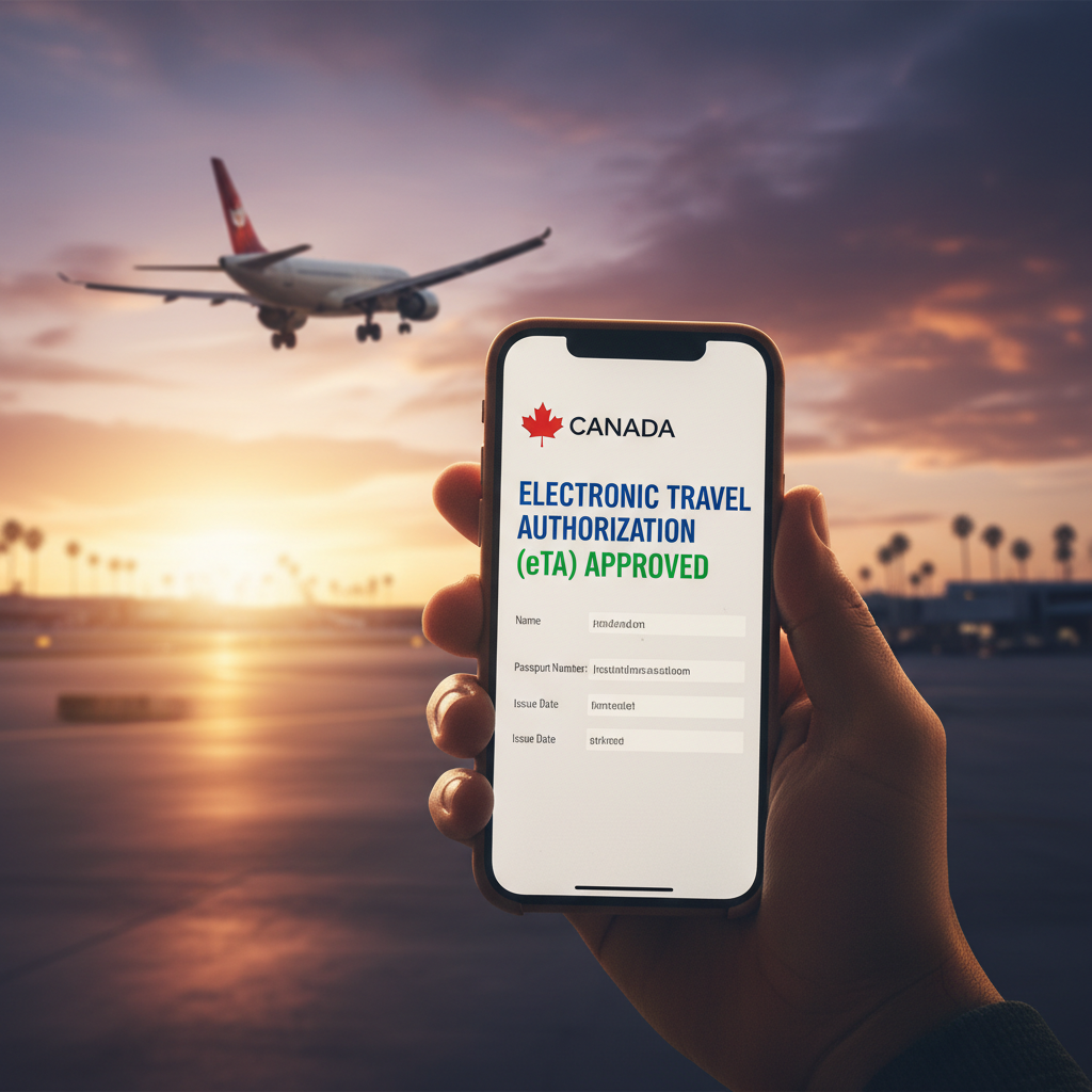 Aprovação do eTA no celular: seu primeiro passo para o Canadá.