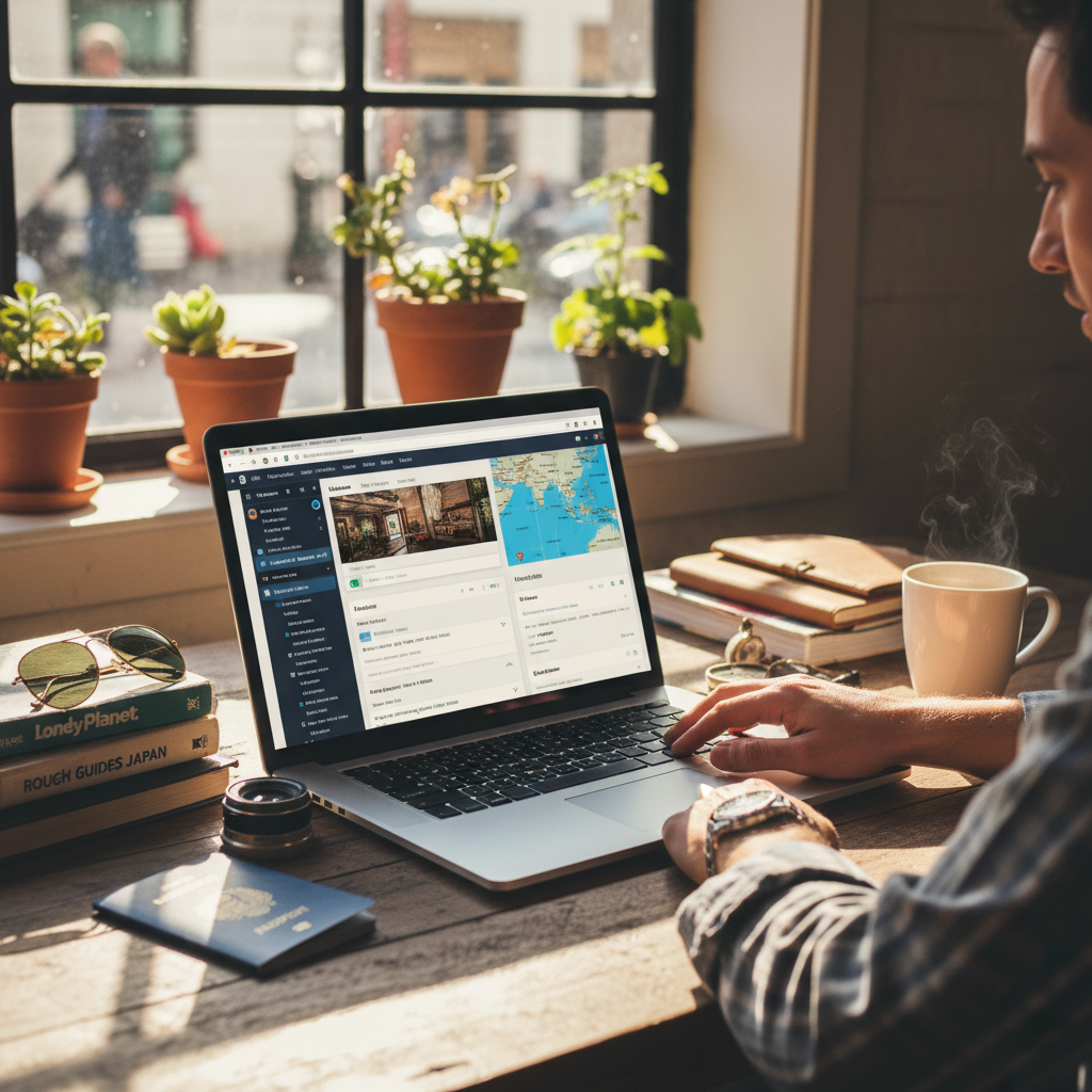Realize uma pesquisa aprofundada para simular cada detalhe de sua viagem.