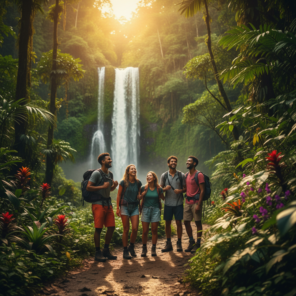 A natureza exuberante do Brasil aguarda o ecoturista e aventureiro.