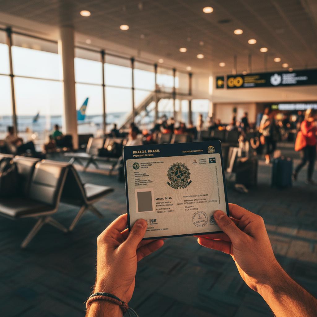 O passaporte: sua porta de entrada para o mundo.