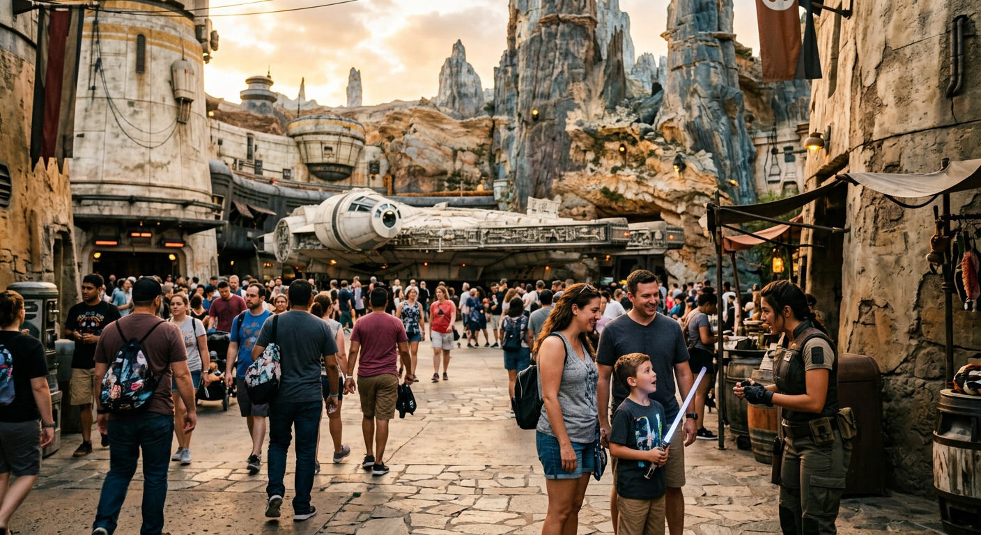A imersão em Star Wars: Galaxy's Edge é uma das experiências mais procuradas no Hollywood Studios.