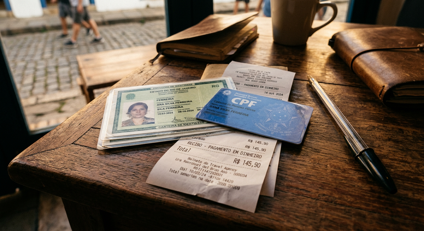 Organizar seus documentos é o primeiro passo para tirar seu passaporte sem dores de cabeça.
