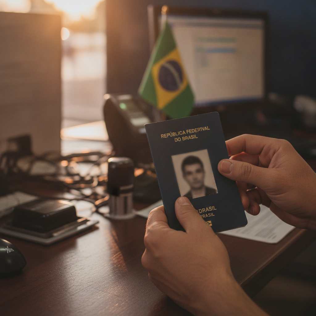 O preenchimento correto do formulário é o primeiro passo para o seu passaporte.