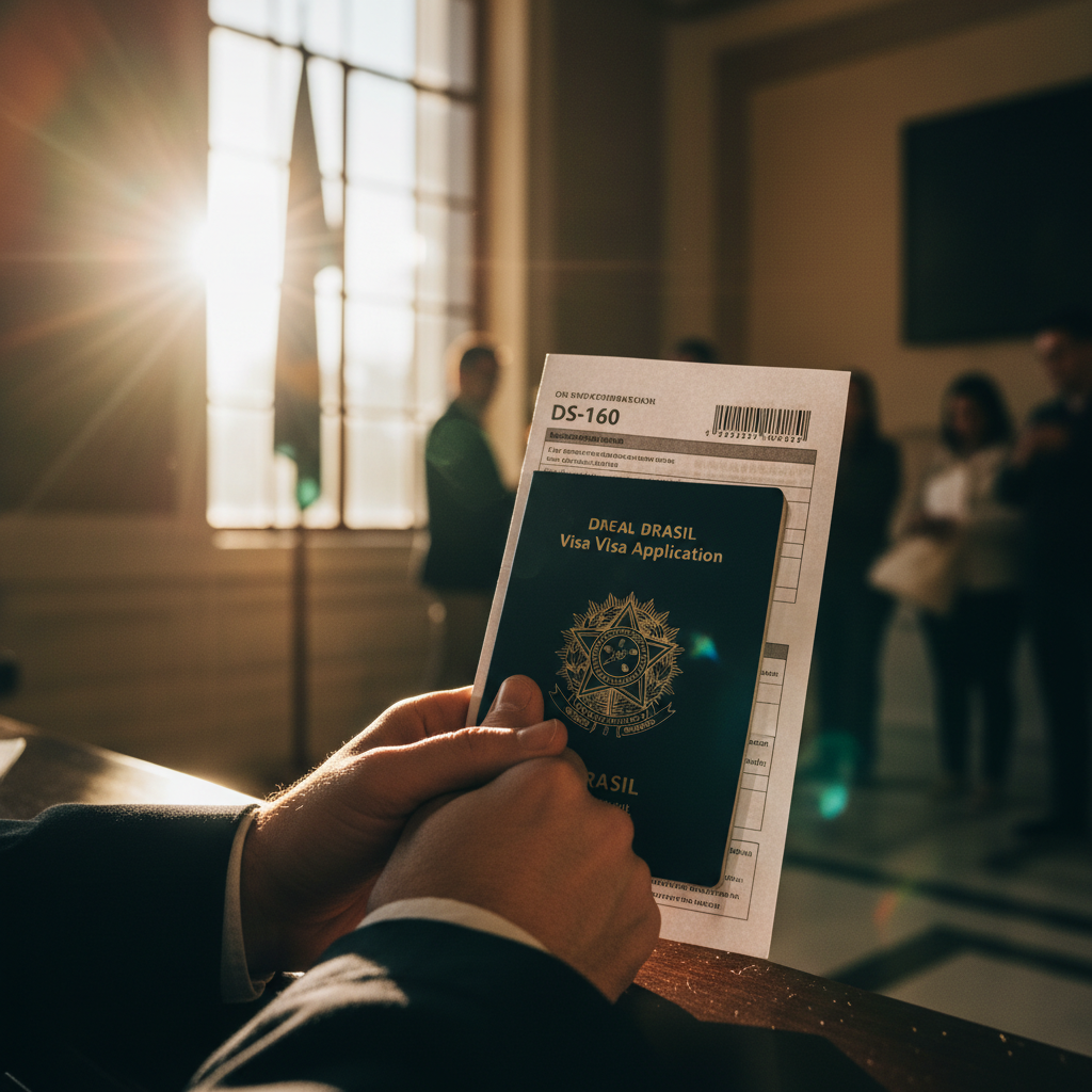 A preparação dos documentos é crucial para o processo do visto americano.