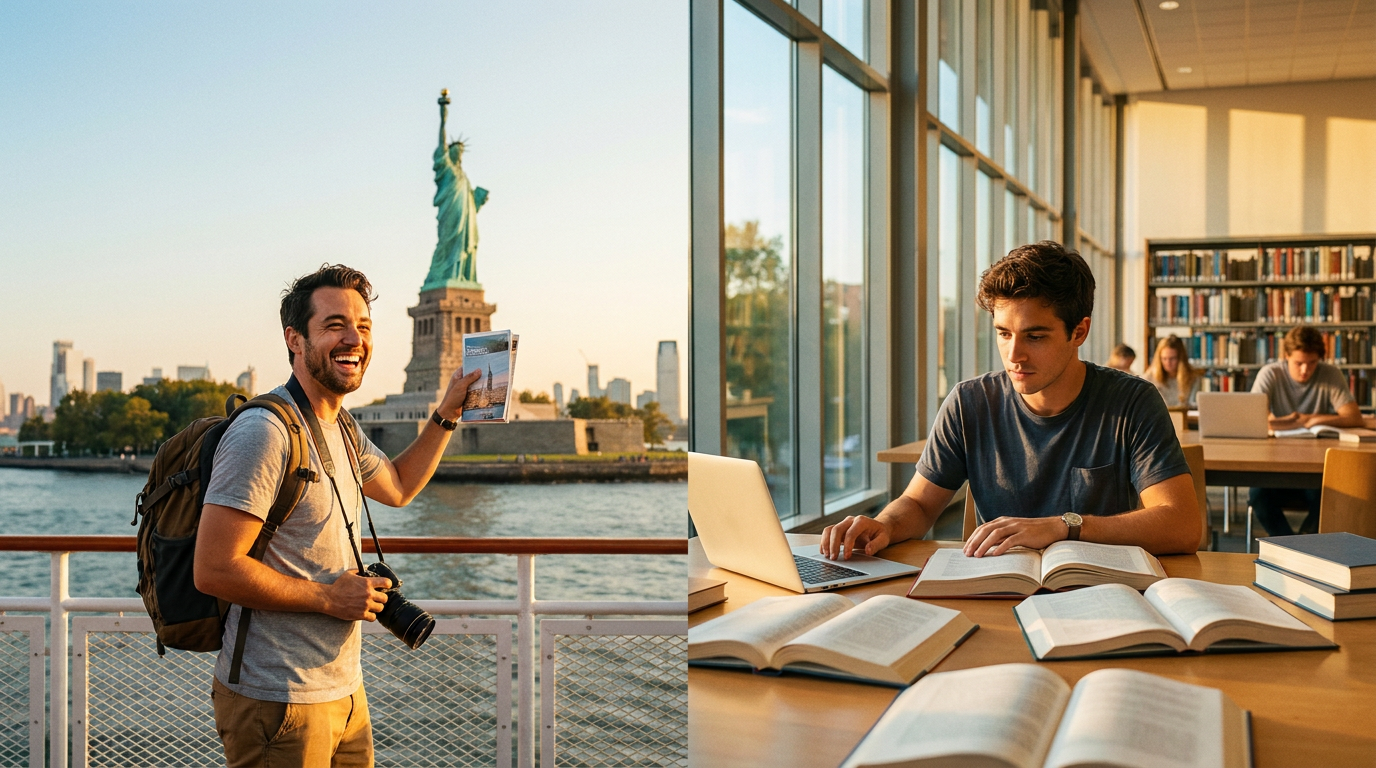 Visto de Turismo vs. Visto de Estudante para os EUA: Qual a Diferença?