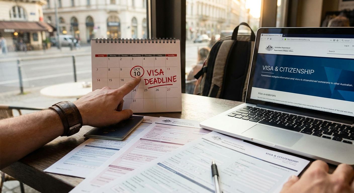 Planeje-se com antecedência: os prazos de processamento podem variar.