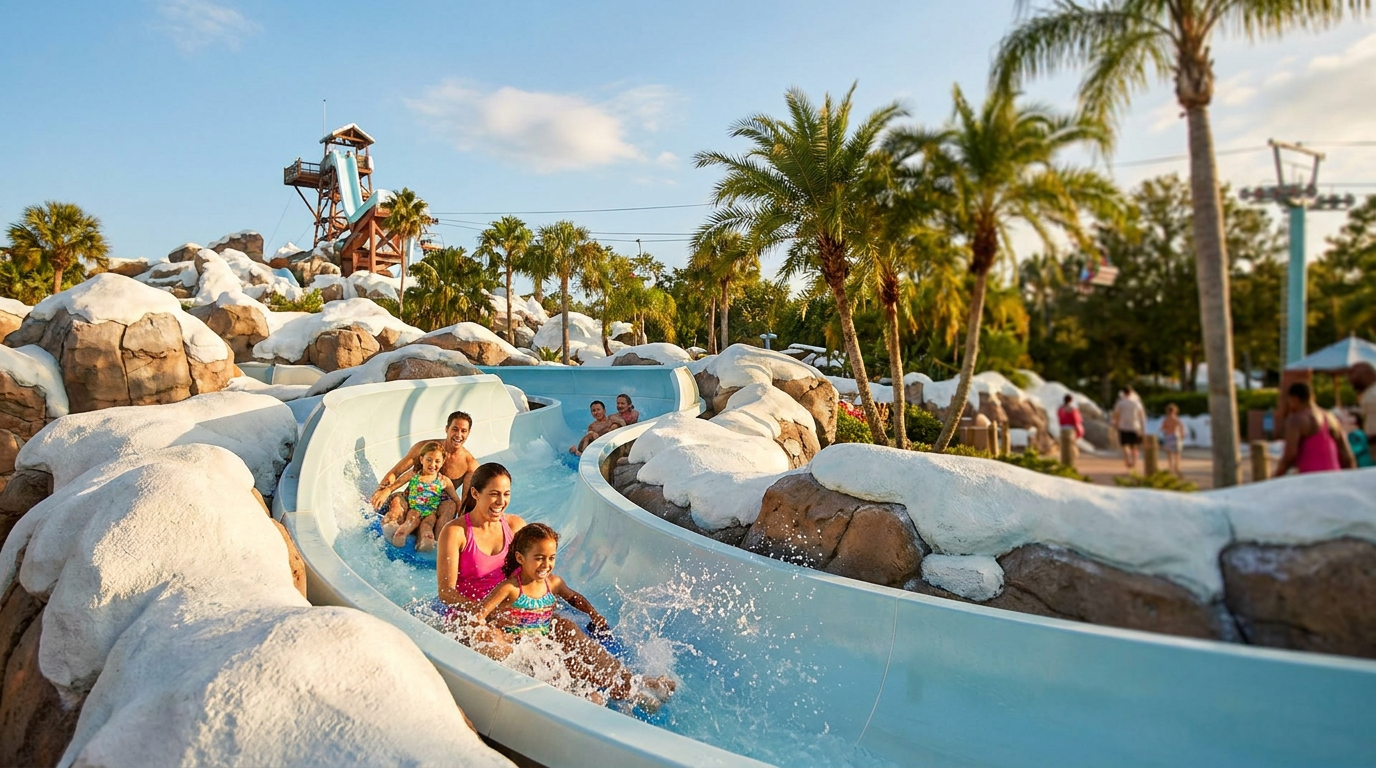 Blizzard Beach: mergulhe na neve em Orlando!