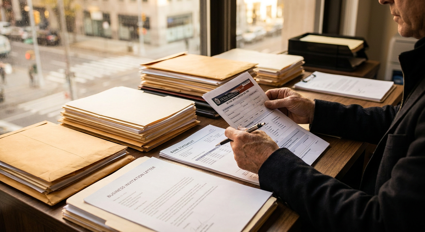 A organização dos documentos é o primeiro passo para a sua aprovação.