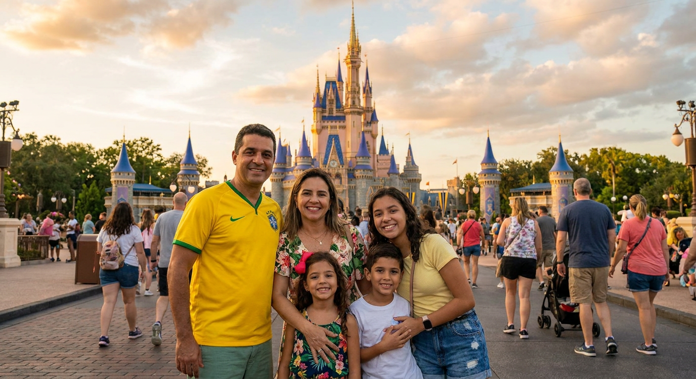 O visto B2 é o ideal para quem busca a magia dos parques de Orlando ou outros destinos turísticos.