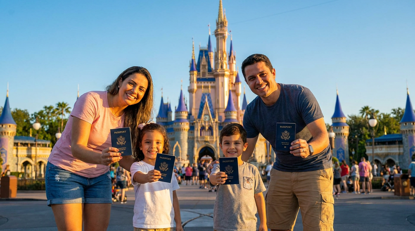 Documentos Essenciais para Viajar para Orlando com Crianças