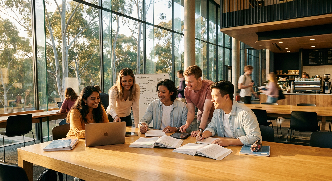 Estudantes internacionais se preparam para seus intercâmbios e carreiras na Austrália.
