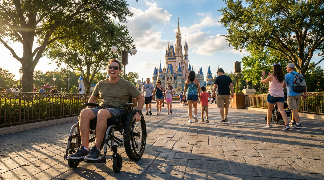 Orlando para Cadeirantes: Acessibilidade nos Parques