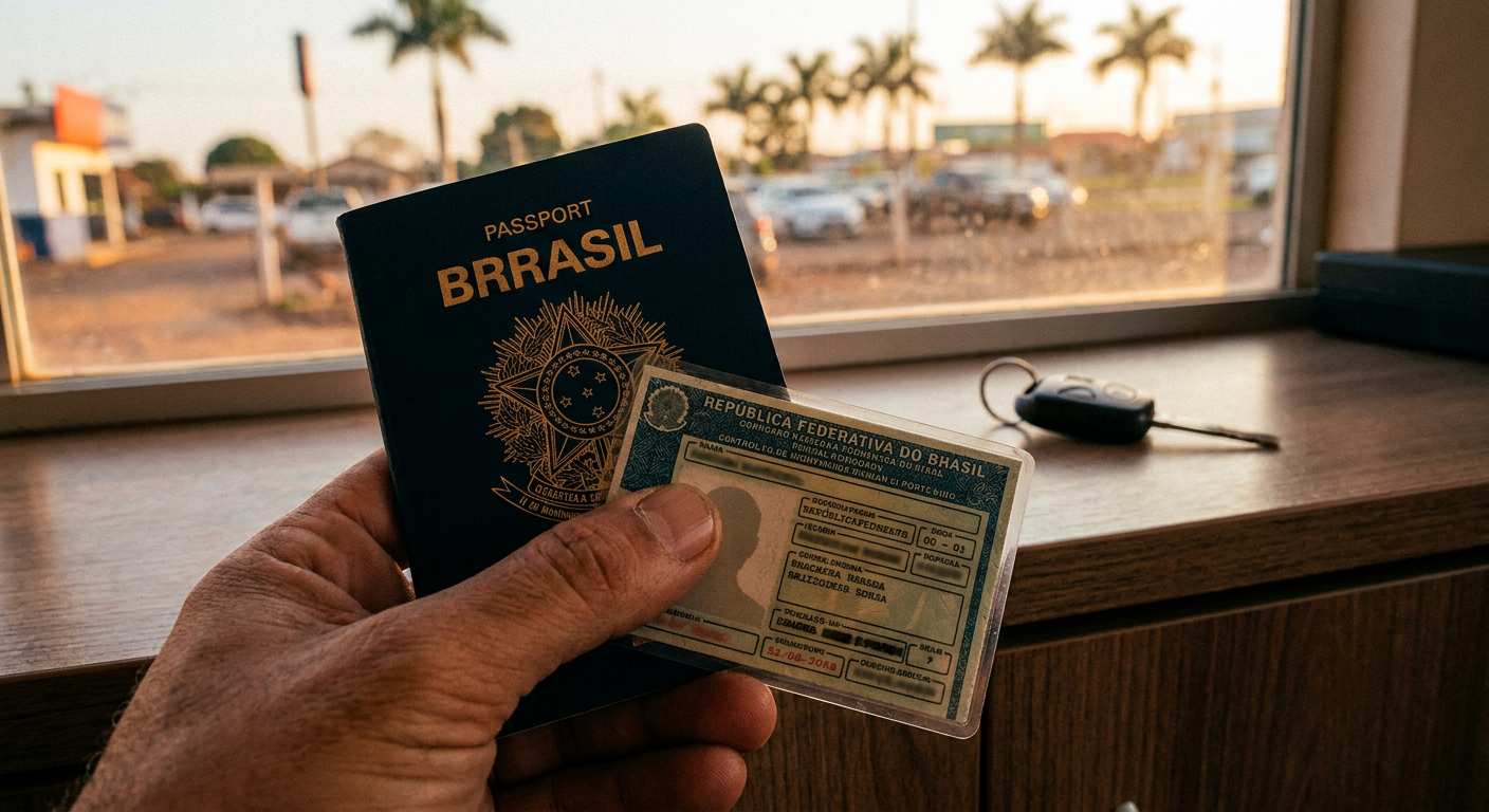 Certifique-se de ter todos os documentos em mãos no momento da retirada.