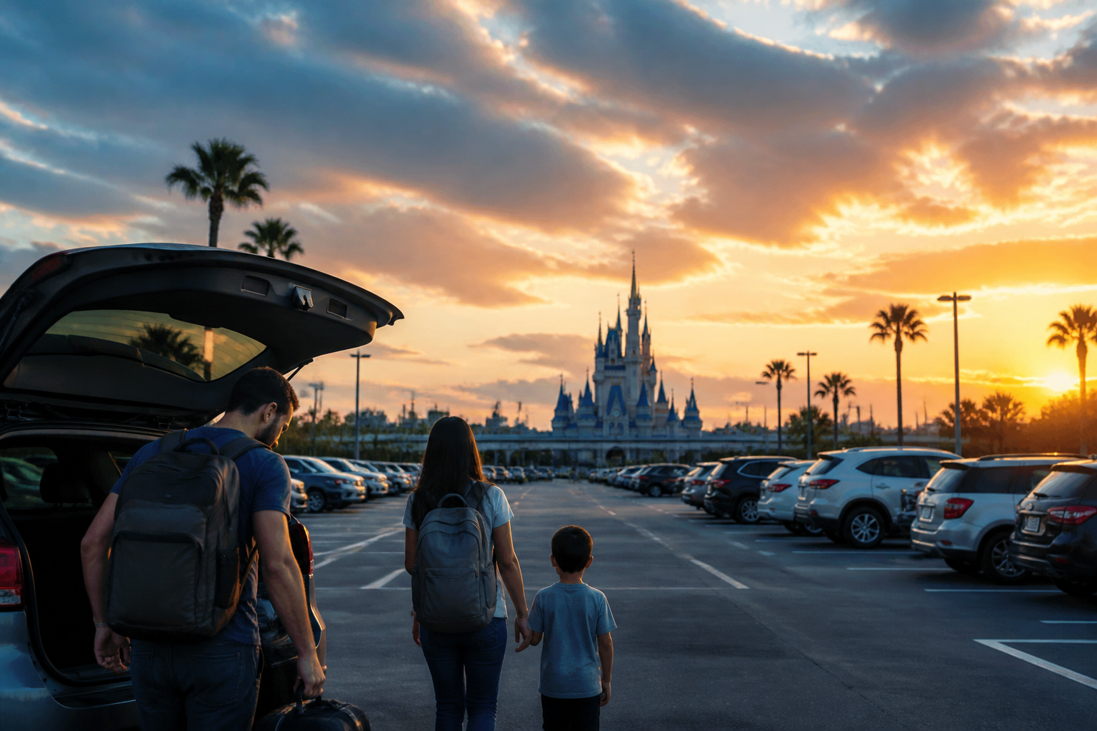 Estacionamento nos Parques de Orlando: Guia de Preços e Opções