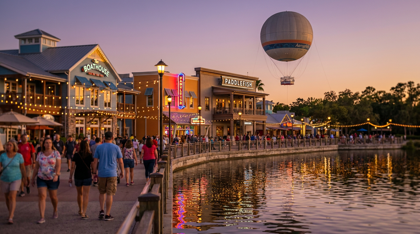 Disney Springs: O Guia Completo de Compras, Sabores e Magia
