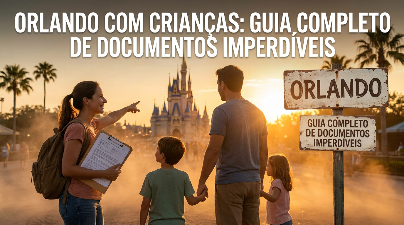 Orlando com Crianças: Guia Completo de Documentos Imperdíveis